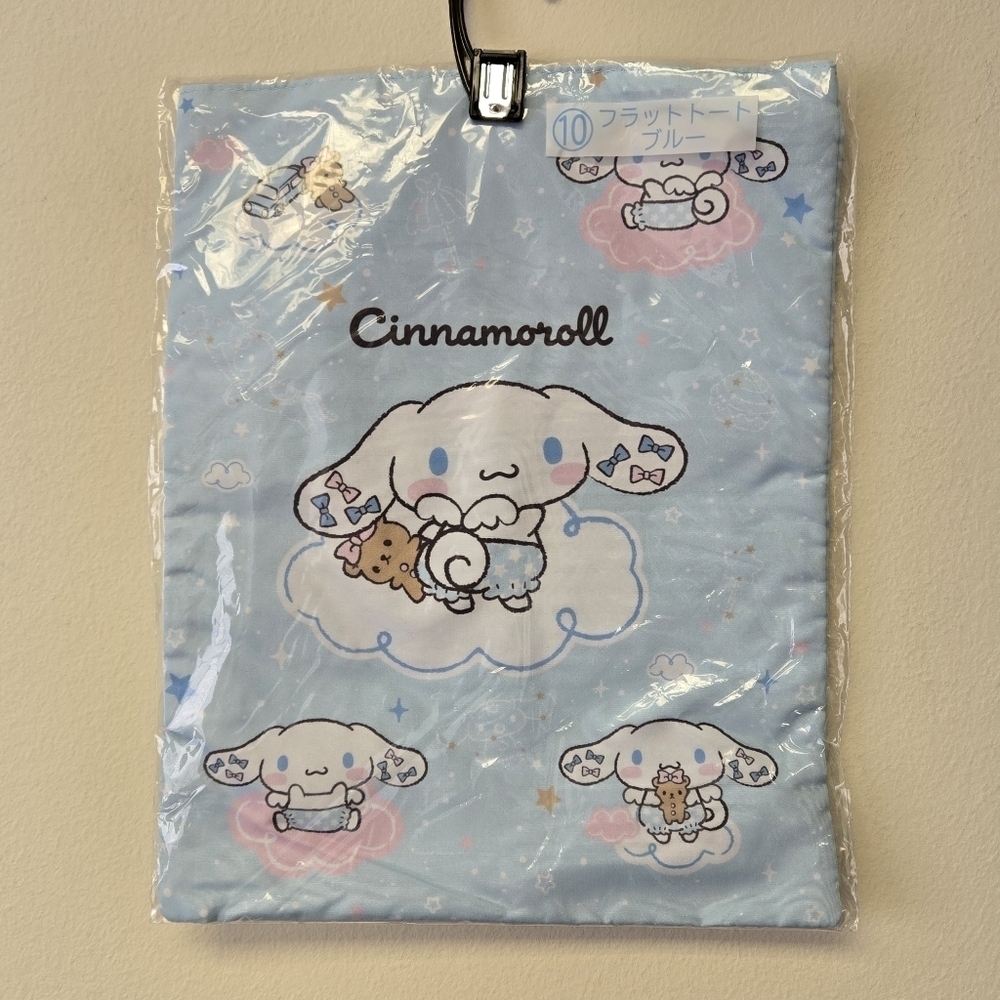 Sanrio Cinnamoroll baby Angel Tote Bag Blue - Picture 3 of 7